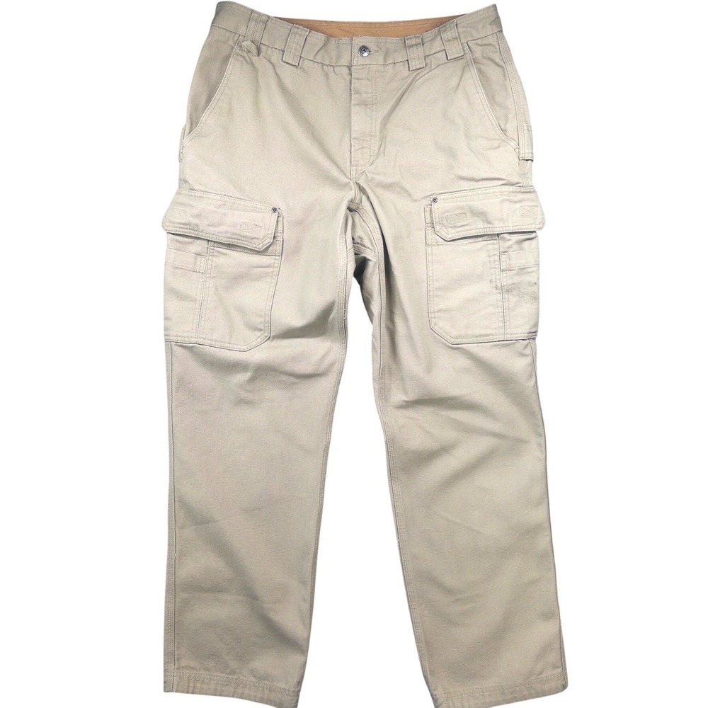 Tactical Gorpcore Duluth Trading Co 92204 Fire Hose Cotton Cargo Pants 38x34